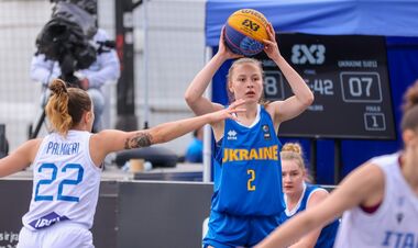 Сборные Украины не сумели выйти в финалы Лиги наций 3х3