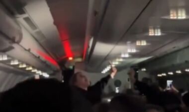 ВИДЕО. Испанский пилот потроллил целый салон аргентинцев во время финала ЧМ
