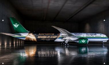 ФОТО. Saudia Airlines представила літак у стилі Esports World Cup