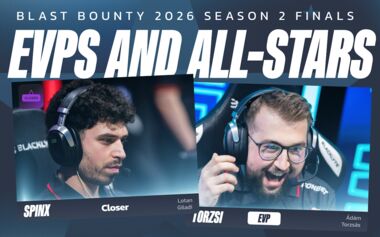 Объявлена символическая сборная BLAST Bounty 2026 S2