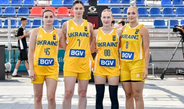 Сборная Украины 3х3 проиграла Ирландии и не прошла квалификацию на этапе ЖС