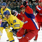 Сборная России по хоккею во втором матче мужского олимпийского турнира выиграла у Швеции со счетом 5:0