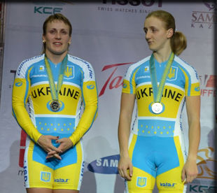 Первые награды сборной Украины на Кубке мира по велотреку