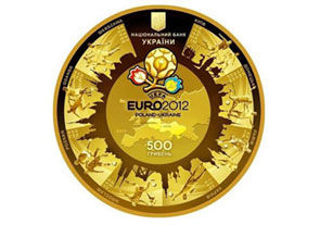 НБУ выпустил 500 золотых монет к Евро-2012