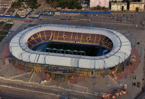 Стадион Металлист успешно провел свой первый матч Евро-2012