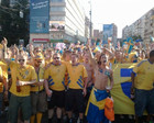 Матч Украина-Швеция прошел без происшествий