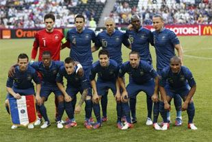Стартовый состав сборной Франции на матч против Украины