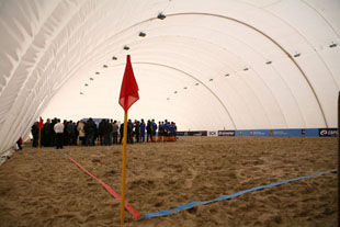 Открытие центра по пляжному футболу. Фотоотчет
