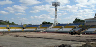Новые фотографии реконструкции стадиона Зари