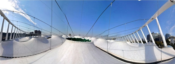 На Олимпийском заканчивают монтаж крыши
