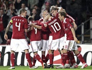 Группа H. Дания обыгрывает Норвегию