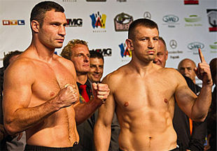 12 кг разделяют Кличко и Адамека +ВИДЕО