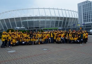 Матч Украина-Германия обслужат 150 киевских волонтеров