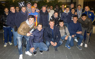 Игроки Металлиста побывали на матче Барселоны + ФОТО