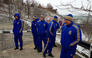 Сборная Украины начала день с прогулки по Одессе + ФОТО