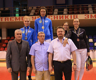 Лелейко - чемпионка Украины по фехтованию на рапирах