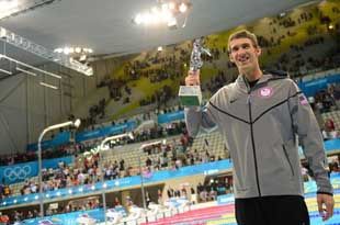 Фелпс получил награду «Величайший олимпиец» + ФОТО