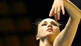 Тренировка сборной Украины по художественной гимнастике