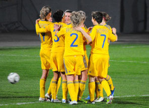 Женская сборная Украины по футболу деклассировала Беларусь