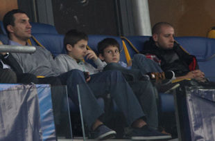 Кличко посетил матч Динамо
