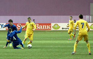 Юношеская сборная Украины обыграла команду Латвии