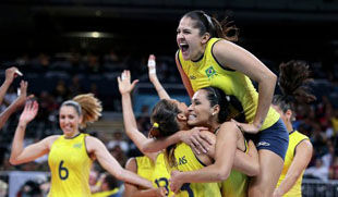 Волейболистки сборной Бразилии выиграли мировой Гран-при