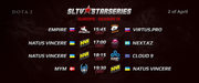 Три матча Natus Vincere на StarLadder