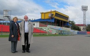 Стадион Волыни посетил польский консул