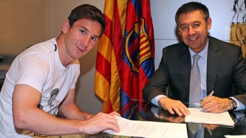 ОФИЦИАЛЬНО: Барселона подписала с Месси новый контракт