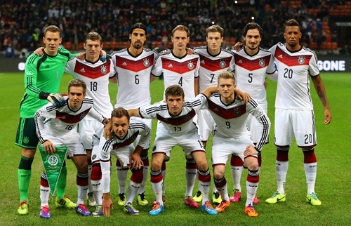 Немецкая команда по футболу