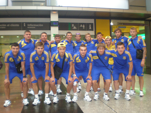 Студенческая сборная Украины прибыла в Антекеру