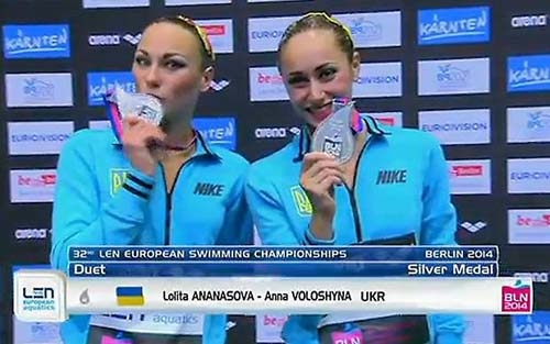 Украинские синхронистки выиграли серебро на ЧЕ