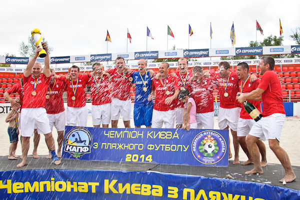 Пляжный футбол Киева: Гриффин делает золотой дубль!