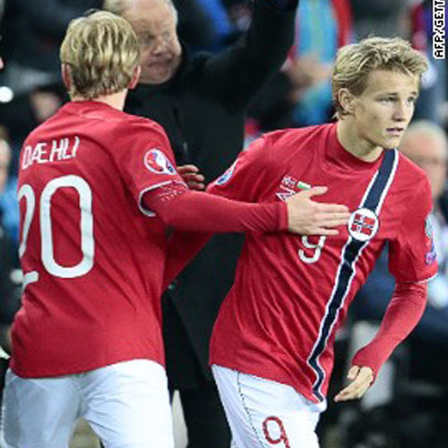 15-летний футболист дебютировал за сборную Норвегии в отборе