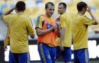 Украина провела открытую тренировку перед Англией + ФОТО