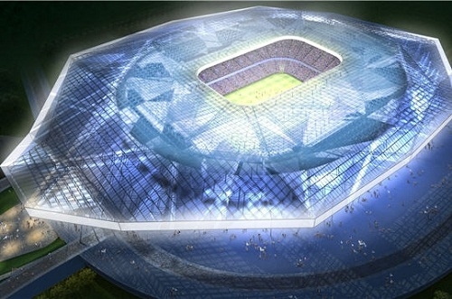 В Лионе заложен первый камень нового стадиона