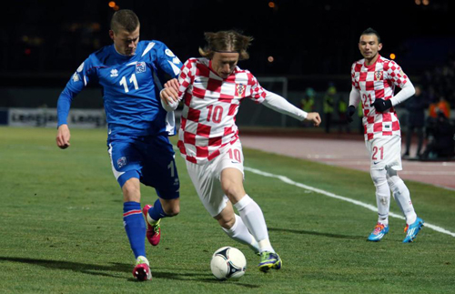 Исландия выстояла в матче против Хорватии