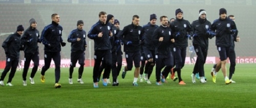 Черноморец провел тренировку на стадионе ПСВ