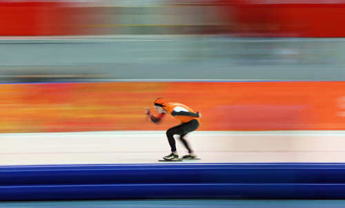 Свен Крамер выигрывает золото с олимпийским рекордом