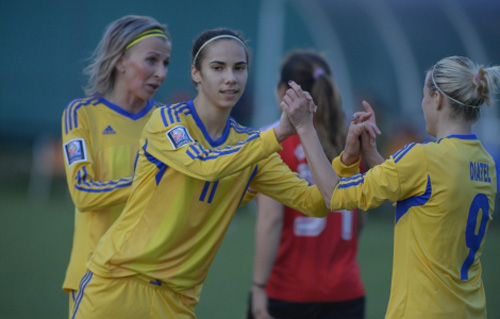 Женская сборная Украины переиграла турецкий Антальяспор
