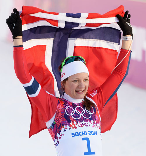 Касперсен Фалла - олимпийская чемпионка в лыжном спринте!