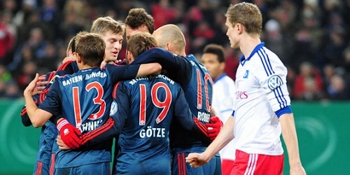 Бавария разгромила Гамбург в Кубке Германии