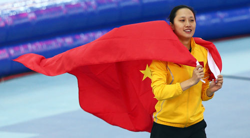 Китаянка Хон Чжан – лучшая в забеге на 1000 метров!