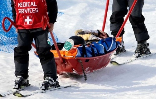 Американская сноубордистка потеряла сознание после падения
