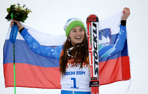 Тина Мазе - двукратная олимпийская чемпионка!