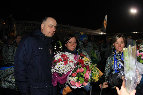 Сборная Украины по биатлону вернулась в Киев