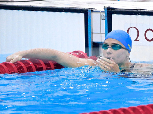 Анна Дзеркаль - двукратный рекордсмен Украины по плаванию