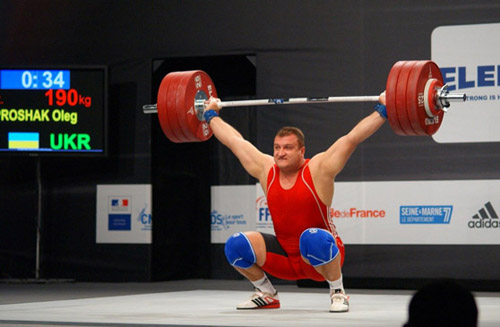 Олег Прошак — чемпион Европы по тяжелой атлетике