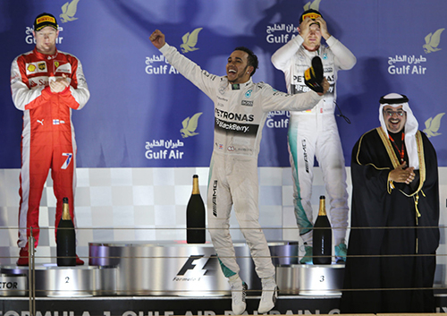 Гран При Бахрейна: уверенная победа Хэмилтона