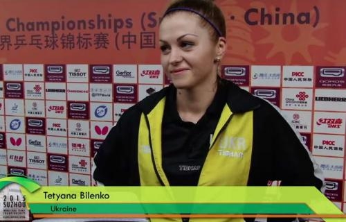 Украинка Биленко - в 1/8-ю финала ЧМ по настольному теннису.